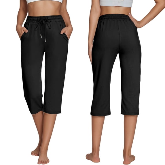 Womans Pants High Waisted Trousers Baggy Pants Capri Pants Casual Outfits Comfortable Pants Womens Pants Trendy