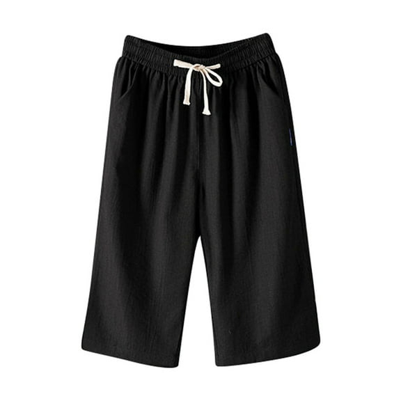 Womans Pants Wide Leg Baggy Pants Capri Slacks Womens Pants Casual Comfortable Work Pants Women Fashion