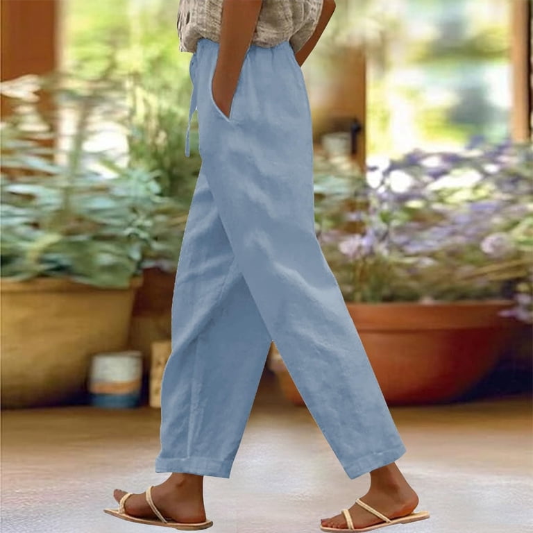 Womans Pants Wide Leg Straight Baggy Light Blue Pants Women Casual Comfy Work Pants Dress Pants for Women - Walmart.com Womans Pants Wide Leg Straight Baggy Light Blue Pants Women Casual Comfy Work Pants Dress Pants for Women - Walmart.com