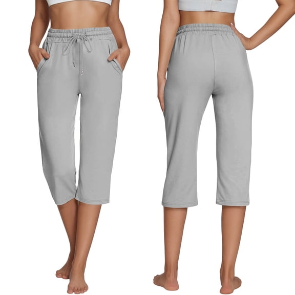 Womans Pants Wide Leg Straight Baggy Pants Capris Pants Casual Outfits Comfy Pants Womens Clothing