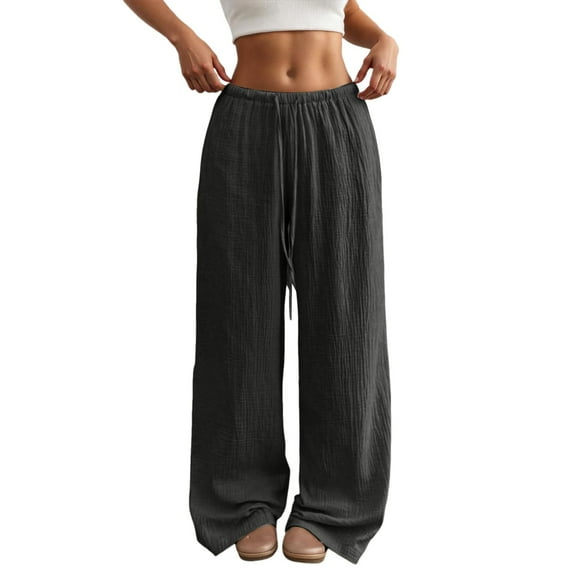 Womans Pants Wide Straight Leg Baggy Black Pant Womens Pants Casual Comfortable Work Pants Cute Pants