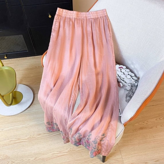 Womans Pants Wide Straight Leg Baggy Red Pant Casual Outfits Comfy Pants Womens Pants Trendy