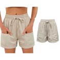 thumbnail image 1 of Womans Shorts High Waist Elastic Shorts Comfy Loose Shorts for Women Lounge Short Women Summer Outfits Women Clothing, 1 of 9