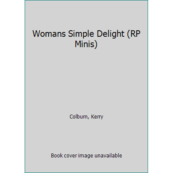 Pre-Owned Womans Simple Delight (RP Minis) (Hardcover) 0762414855