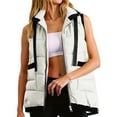 thumbnail image 1 of Womans Vest Womens Puffer Vest Zip Up Sleeveless Lightweight Vests Fall Outfit Puffy Coats for Women, 1 of 8