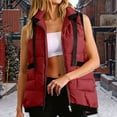 thumbnail image 1 of Womans Vest Womens Puffy Vest Zip Up Sleeveless Womens Vests Lightweight Women Winter Clothes Vest for Women, 1 of 7