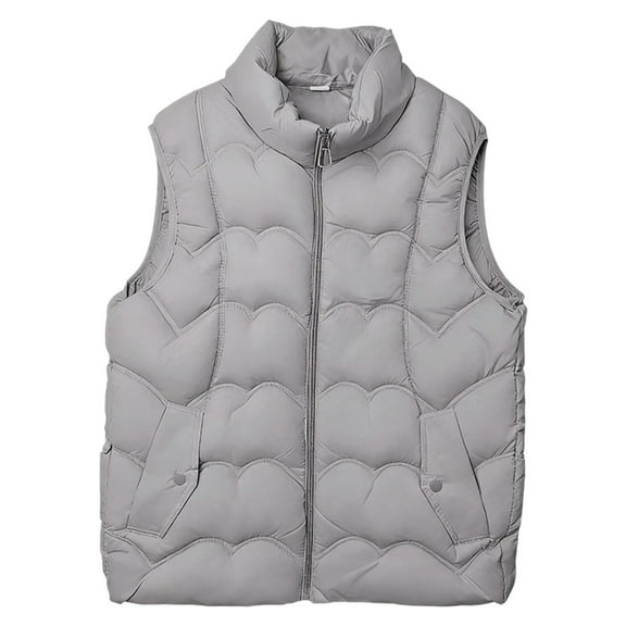 Womans Vests Puffer Vest Women Full Zip Sleeveless Vest Lightweight Vests Fall Vest Warm Vest for Women