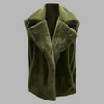 thumbnail image 1 of Womans Vests Puffer Vests for Women Button Down Sleeveless Vest Fuzzy Fall Vest Cold Weather Clothes for Women, 1 of 5