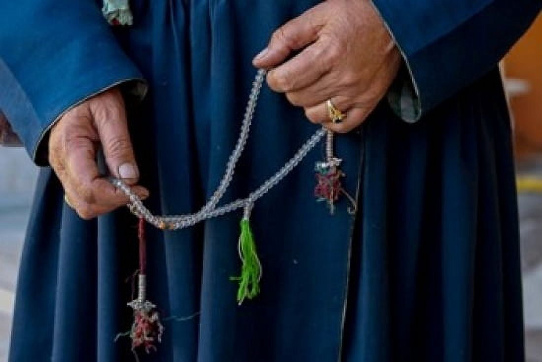 Womans hands holding prayer beads Ladakh India Canvas Art - Ellen Clark DanitaDelimont (12 x 17)