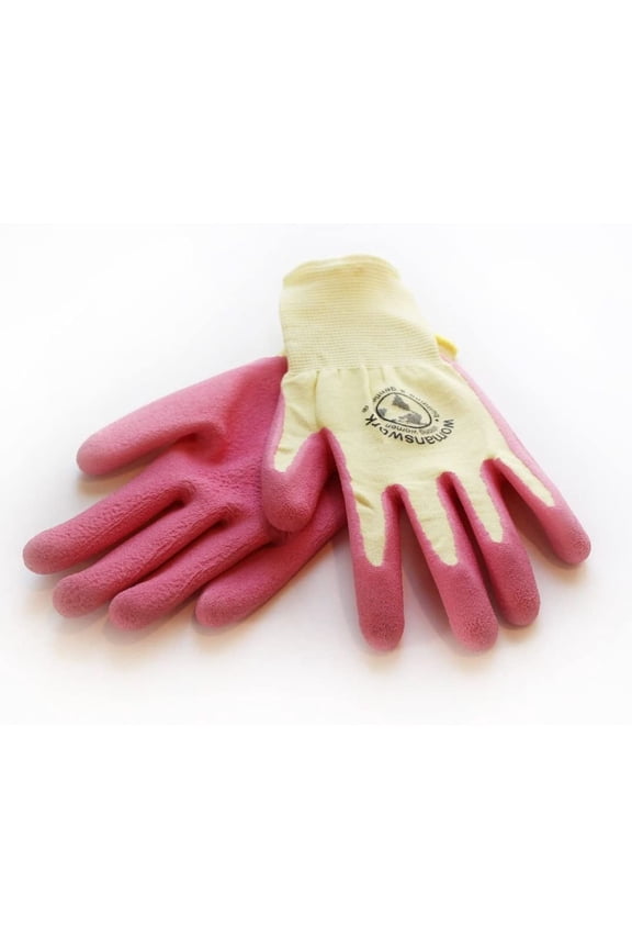 440PINKS Pink Form Fitting Weeder Gardening Gloves, Small