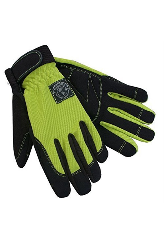 Digger Gardening Glove with Micro Suede Palm, Periwinkle, Large