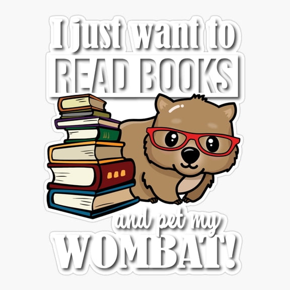 Wombat Er, Phone Decal Water Bottle Stickers Car Decals, Funny Birthday Gift