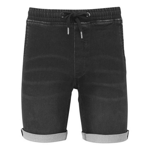 Wombat Mens Denim Drawstring Shorts