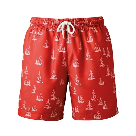 Wombat Mens Nautical Swim Shorts