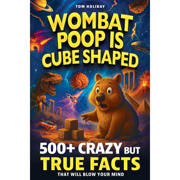 Wombat Poop Is Cube Shaped: And 500+ Other Crazy but True Facts That Will Blow Your Mind (and Impress Your Friends), (Paperback)
