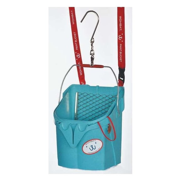 Wombat Portapaint HDPE Paint Bucket, 1 1/2 gal, 8 1/2" L, 13" D, 10" W 5016
