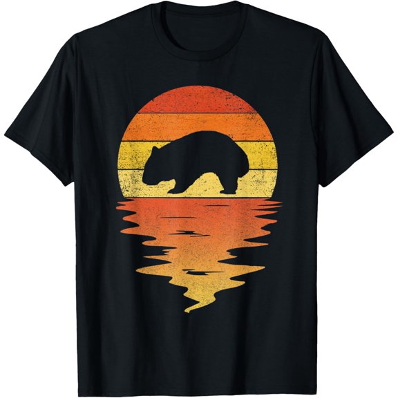 Wombat shirt retro sunset 70s vintage Wombat T-Shirt