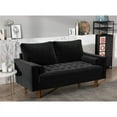 thumbnail image 1 of Womble 50.3'' Velvet Square Arm Loveseat, 1 of 3