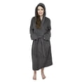 thumbnail image 1 of Women 100% Luxury Terry Cotton Hooded Shawl Bathrobe Toweling Spa, 1 of 9