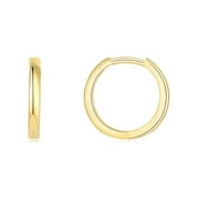 ISAACSONG Stainless Steel Round Cartilage Earrings Women Tragus Earrings 12 mm 20 mm