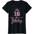 thumbnail image 1 of Women 18 Years Old And Fabulous Happy 18th Birthday T-Shirt, 1 of 3