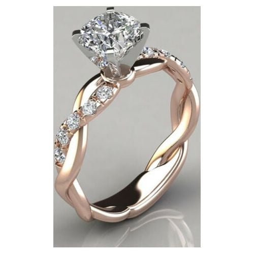 Miabella Women's Diamond Accent Heart Promise Ring in Sterling Silver -  Walmart.com