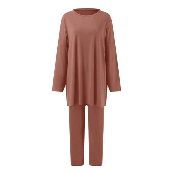 Women 2 Piece Outfit Set Casual Oversized T Shirt Tops Long Pants Workout Sports Tracksuit Formal Pants Suits for Women Evening Weddings Suits for Women Formal Pant Suits for Women Dressy Wedding