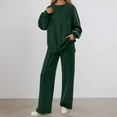 thumbnail image 1 of Women 2 Piece Outfits - Long Sleeve Sweatshirt With Sweatpants Set Womens Matching Sets Workout Sets for Women, 1 of 4