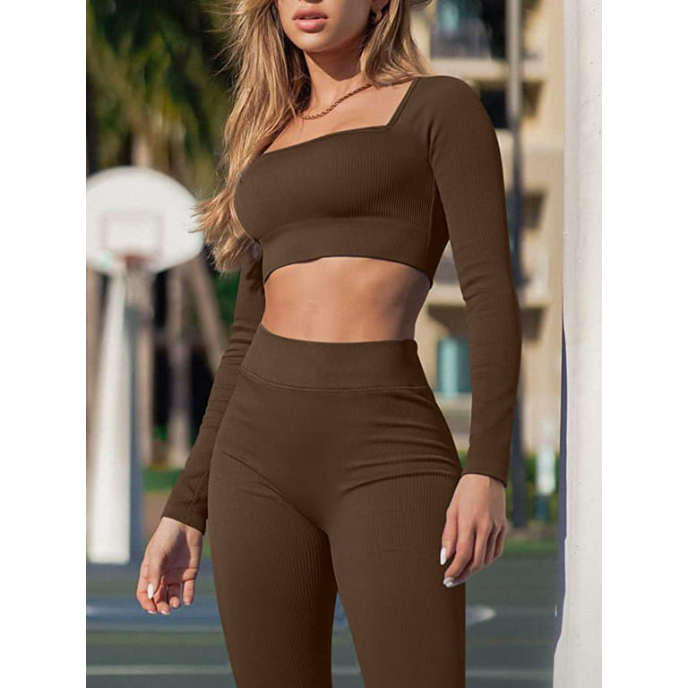 https://i5.walmartimages.com/seo/Women-2-Piece-Workout-Outfits-Seamless-Ribbed-Long-Sleeve-Square-Neck-Crop-Tops-with-High-Waist-Leggings-Active-Yoga-Exercise-Set-White-S_7c62a70d-f762-49a7-9bef-c28e54e8f9ce.7f7f5cf8e96e1b8dea3d8b921a9d49bd.jpeg?odnHeight=768&odnWidth=768&odnBg=FFFFFF