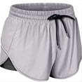thumbnail image 1 of Women 2 in 1 Running Shorts Double Layer Athletic Yoga Workout Shorts with Pockets, 1 of 7