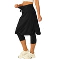 thumbnail image 1 of Women 20" Knee Length Tennis Skirt with Built in Legging Golf Skirts Skirted Legging with Pockets, 1 of 6