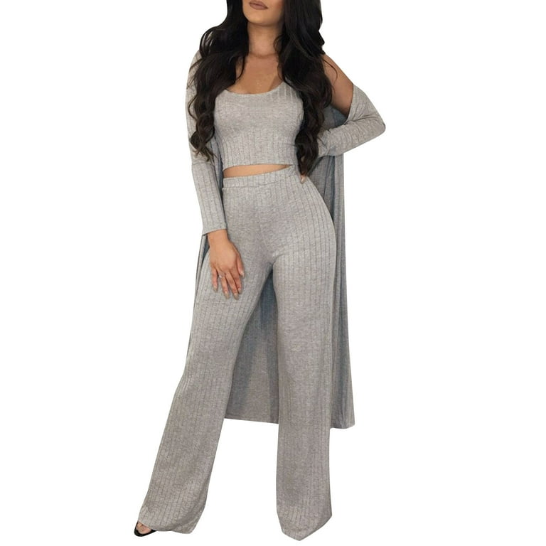 Two Piece Outfit Wide Leg Sets  Two Piece Wide Pants Outfits