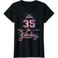 thumbnail image 1 of Women 35 Years Old And Fabulous Happy 35th Birthday T-Shirt, 1 of 3