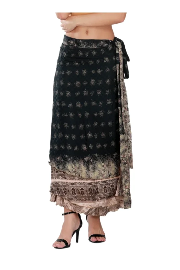 Women 36 Inch Long Wrap Magic Sarong Skirt 03 Pcs Lot Mix Wholesale Beach Skirt