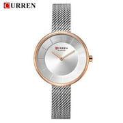 Women's Quartz Watch Fashion Simple Stainless Steel Wristwatches 2018 Luxury Brand CURREN New Water Resistant 99FT Montre Femme