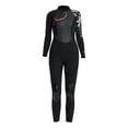 thumbnail image 1 of Women 3mm Diving Wetsuit Long Sleeve Wet Suit Jumpsuit Suit , Black, S S, 1 of 8