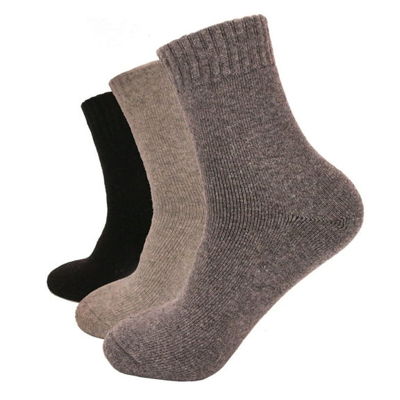 Women 5 Pairs Super Soft Winter Cotton Wool Cozy Fuzzy Slipper Socks 5-9