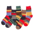 thumbnail image 1 of Women 5 Pairs Super Soft Winter Cotton Wool Cozy Fuzzy Slipper Socks 5-9, 1 of 2