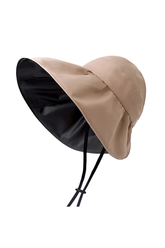 Women 50+ Wide Brim Roll-up Sun Hat Sun Visors Hats Open Top Sun Protections Beach Hat Foldable Golf Hat