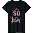 thumbnail image 1 of Women 50 Years Old And Fabulous Happy 50th Birthday T-Shirt, 1 of 4