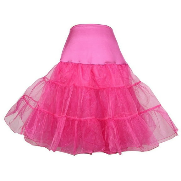 Women 50s Vintage Petticoat Crinoline Tutu Underskirts Plus Size Tutu Dress Petticoat