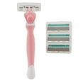thumbnail image 1 of JNANEEI Women 6-Blade for Head Shaving for Razor with Non-Slip Handle 4 Replacement Cart, 1 of 18
