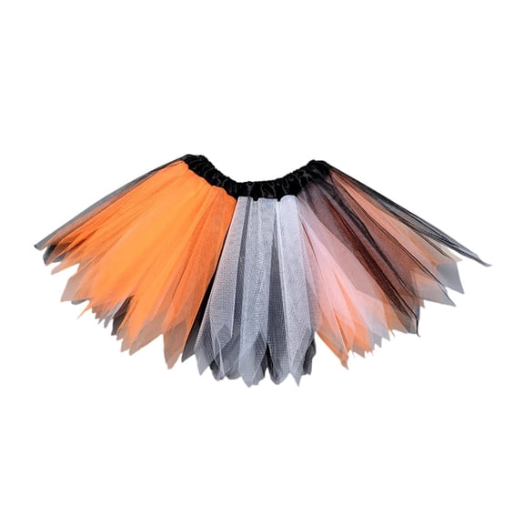 Women 80's Tutu Skirt Layered Tulle Petticoat Halloween Tutu