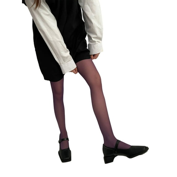 Women 90s Aesthetic Candy Colored Sheer Silk Tights Stocking Semi Opaque See Through Colorful Elastic Pantyhose Leggings