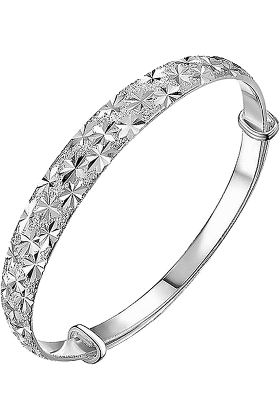 Women 925 Sterling Silver Bangle Bracelets Ladies Fashion Jewelry Handmade Bracelet for Mothers Day Gifts