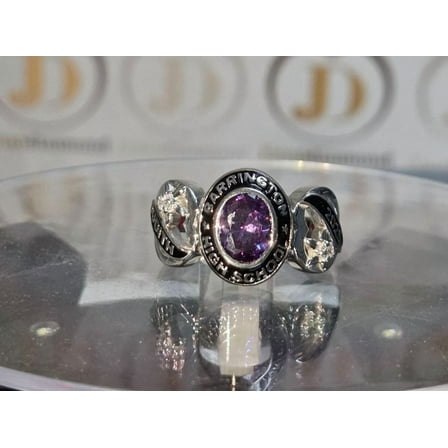Women 925 Sterling Silver CZ GemStone Custom High School Class Ring for College & University Students, Graduation Ring