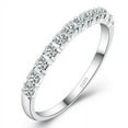 thumbnail image 1 of Women 925 Sterling Silver Simulated Diamond Ring, 1 of 2