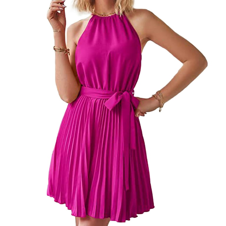 Rose colored cheap cocktail dress