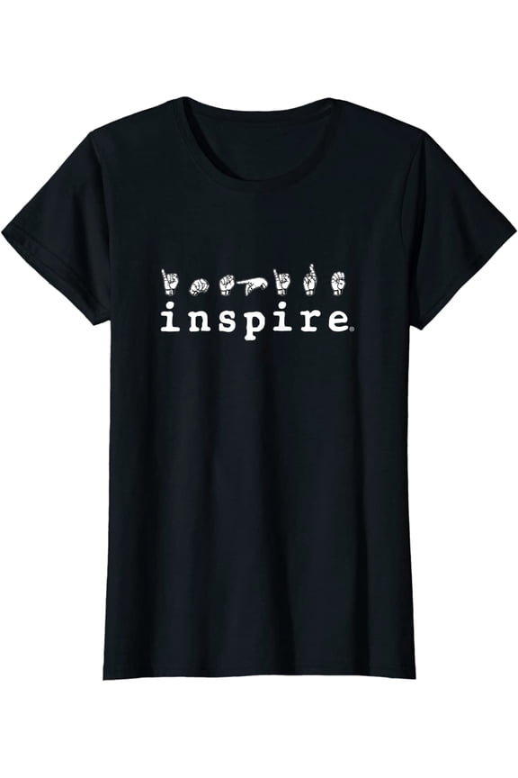 Women ASL American Sign Language Deaf Awareness T-Shirt