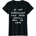 thumbnail image 1 of Women ASL American Sign language Round Neck T-Shirt, 1 of 3
